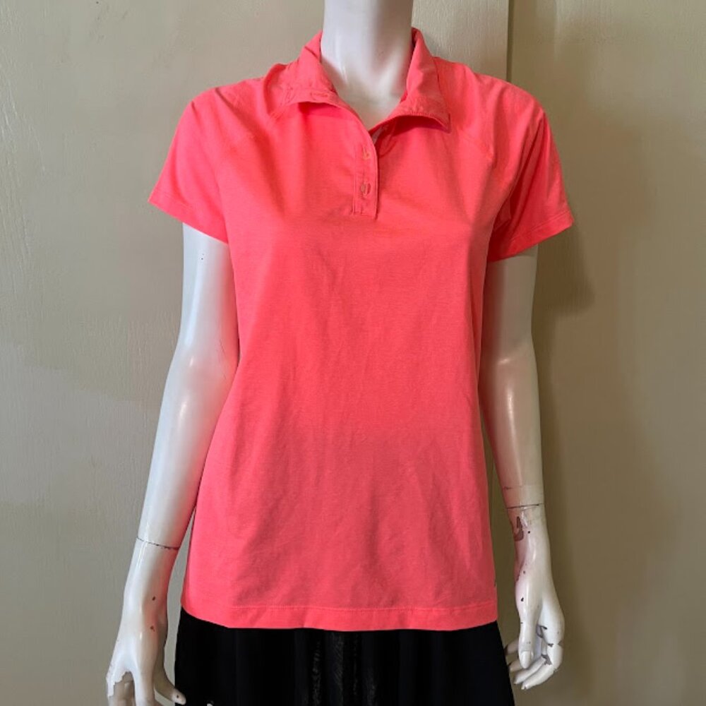 Nike Pink Short Sleeve Polo Tee